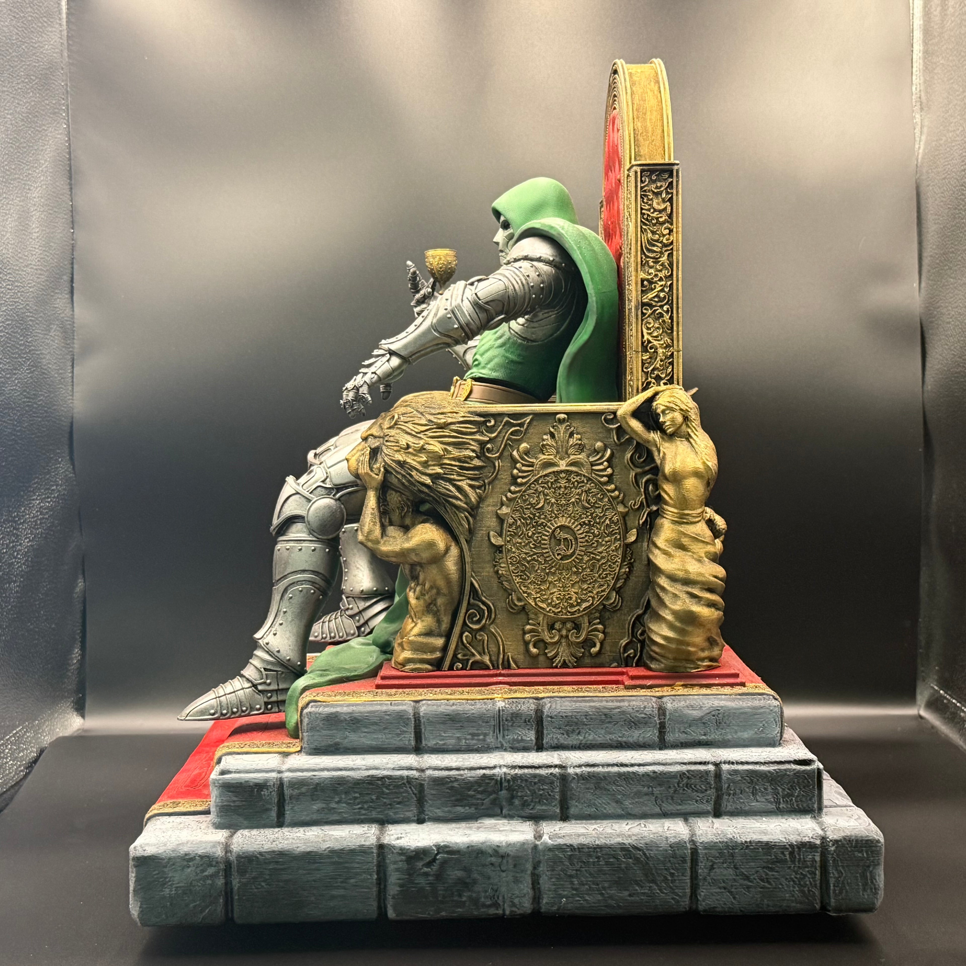 Dr. Doom on Throne